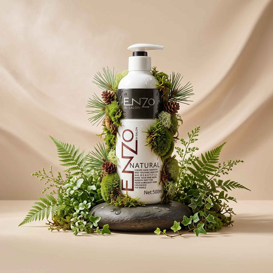 ENZO Natural Smooth Hair Fall Shampoo (500ml) | Sulfate-Free Keratin