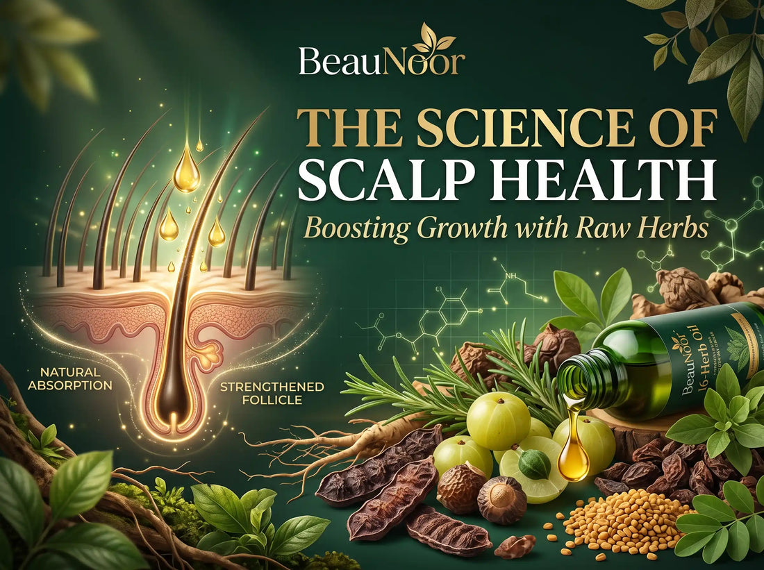 The Science of Scalp Health: Boosting Growth with Raw Herbs