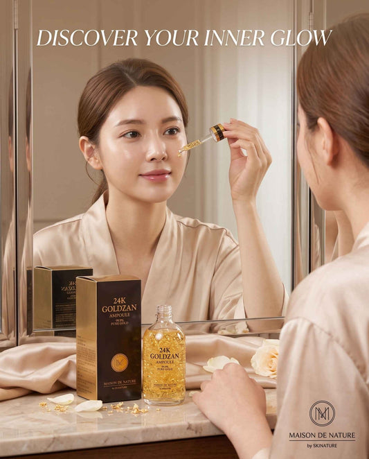 24K Goldzan Ampoule Pure Gold Serum | Brightening & Anti-Aging - BeauNoor