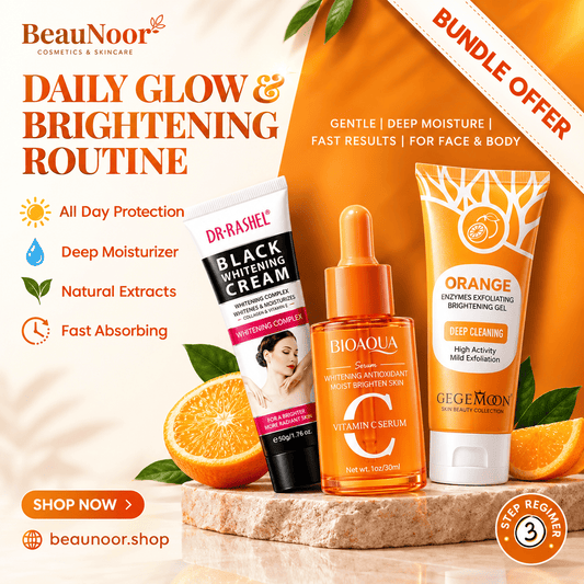 3-Step Skin Brightening & Whitening Combo Kit | BeauNoor - BeauNoor