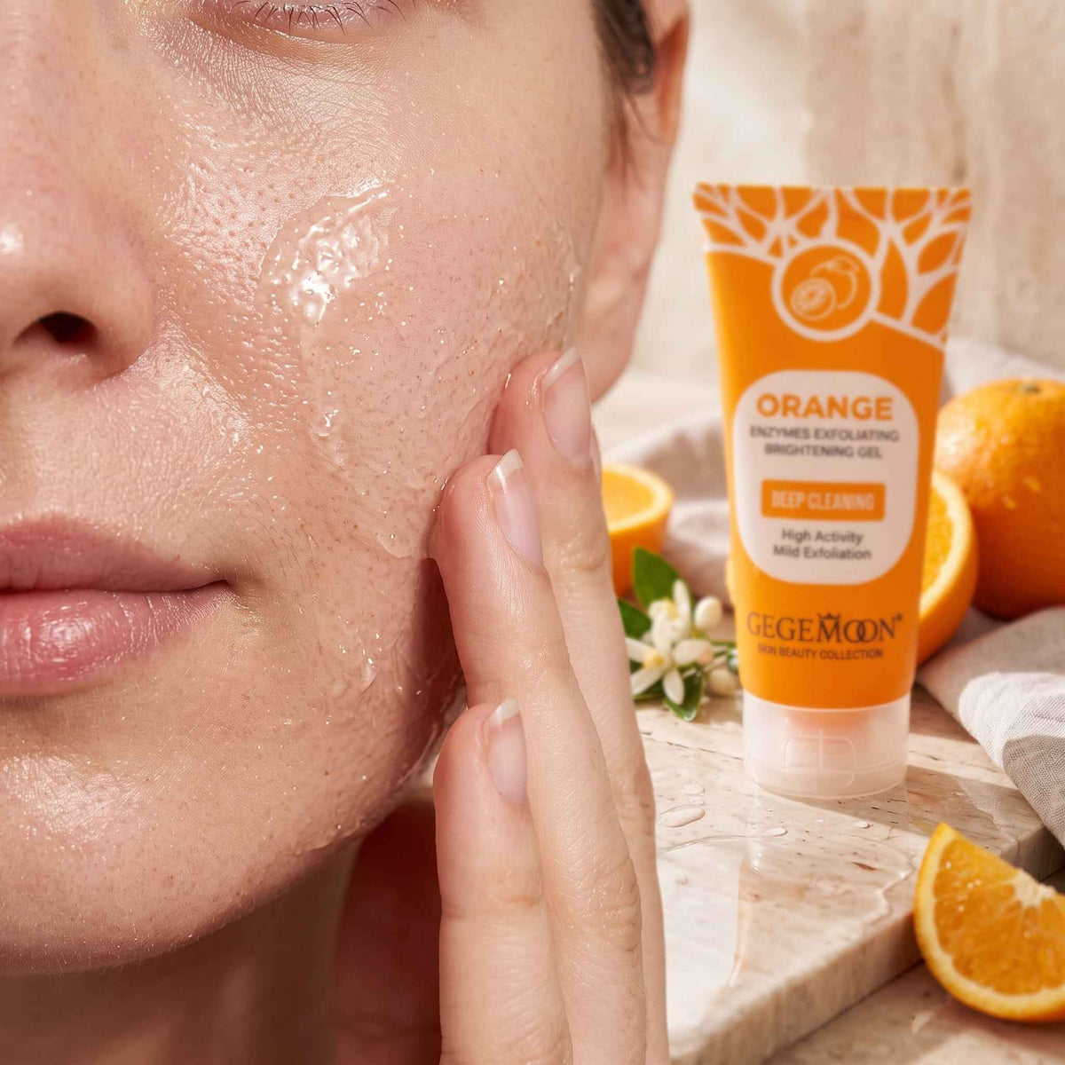 Gegemoon Orange Enzyme Exfoliating Gel - For Glowing Skin