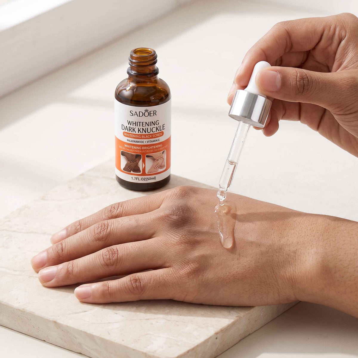Sadoer Dark Knuckle Whitening Serum (50ml) | BeauNoor