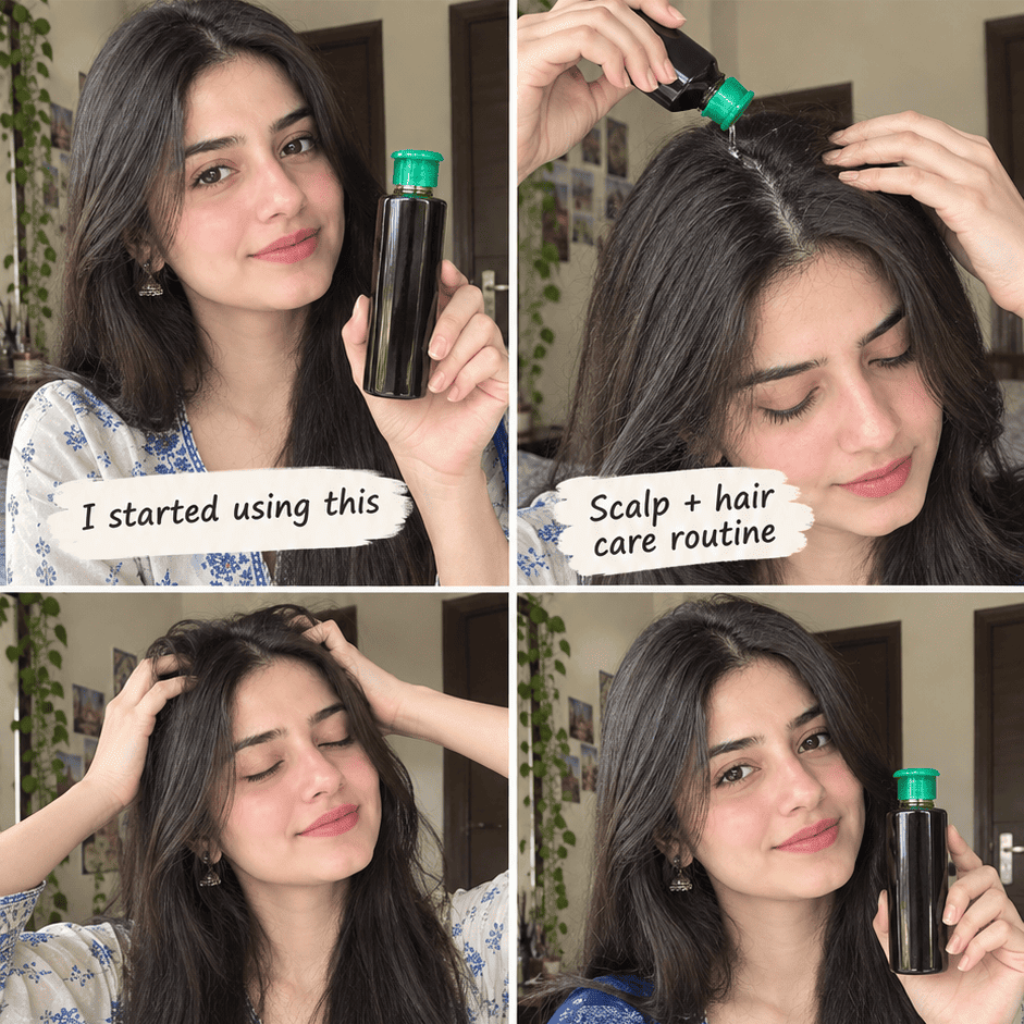 BeauNoor 16-Herb Custom Hair Oil (100% Pure & Unfiltered) - BeauNoor