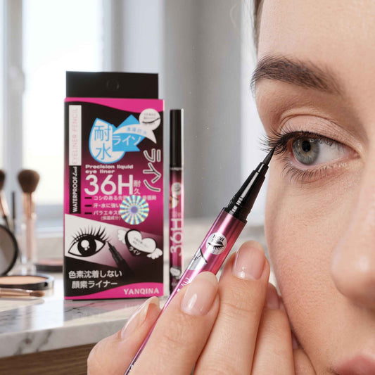 YANQINA 36H Precision Liquid Eyeliner - Waterproof & Smudge-Proof - BeauNoor